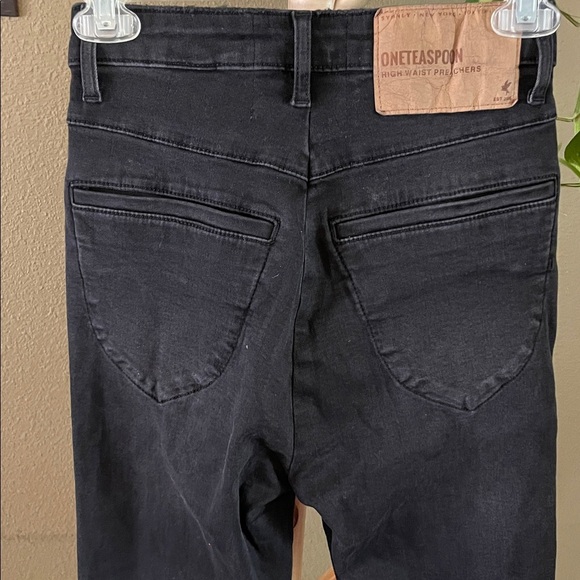 One Teaspoon Black Skinny Jeans - Picture 5 of 9